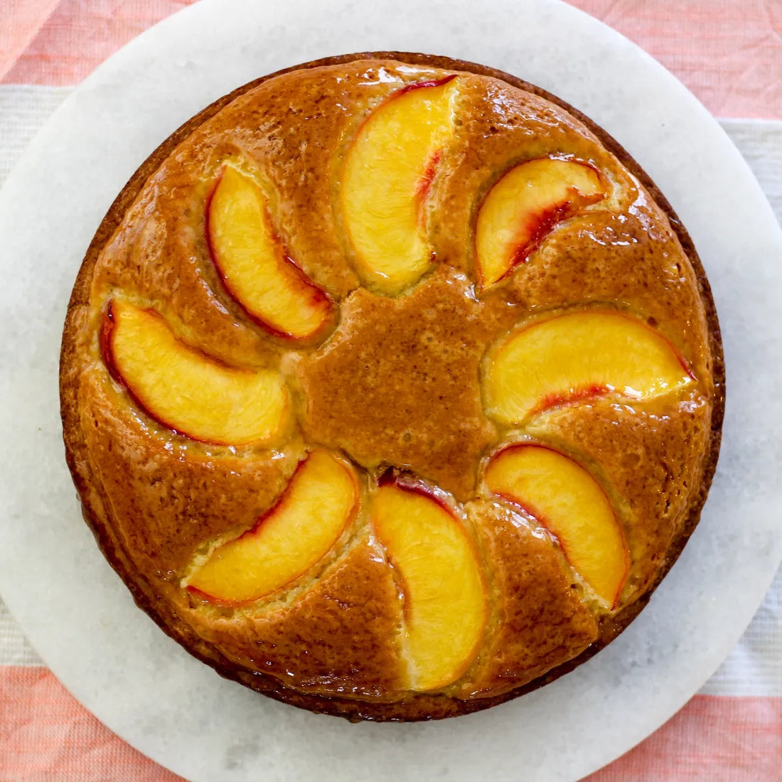 Peach Olive Oil Cake